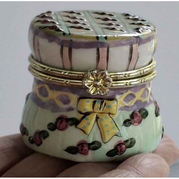 Vtg PHB Midwest Of Cannon Falls Hat Box Trinket Box 1999 Collectible - Picture 1 of 6